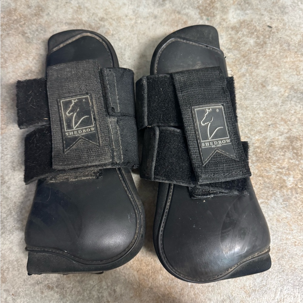 Shedrow Equestrian Horse Front Boots Pair